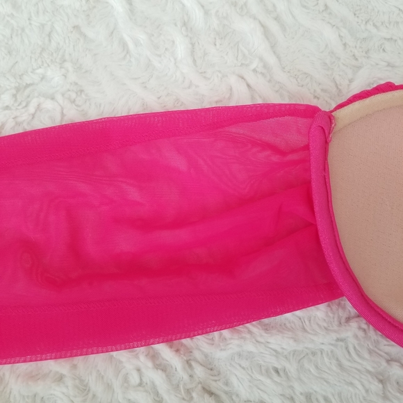 Vintage Fuchsia Pink Bralette - Picture 9 of 15